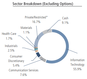 NBXG Sector Weightings