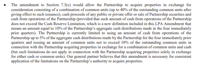 Dorchester's Proposed Amendment