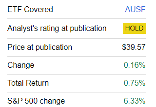 AUSF performance